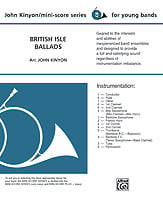 British Isle Ballads band score cover Thumbnail